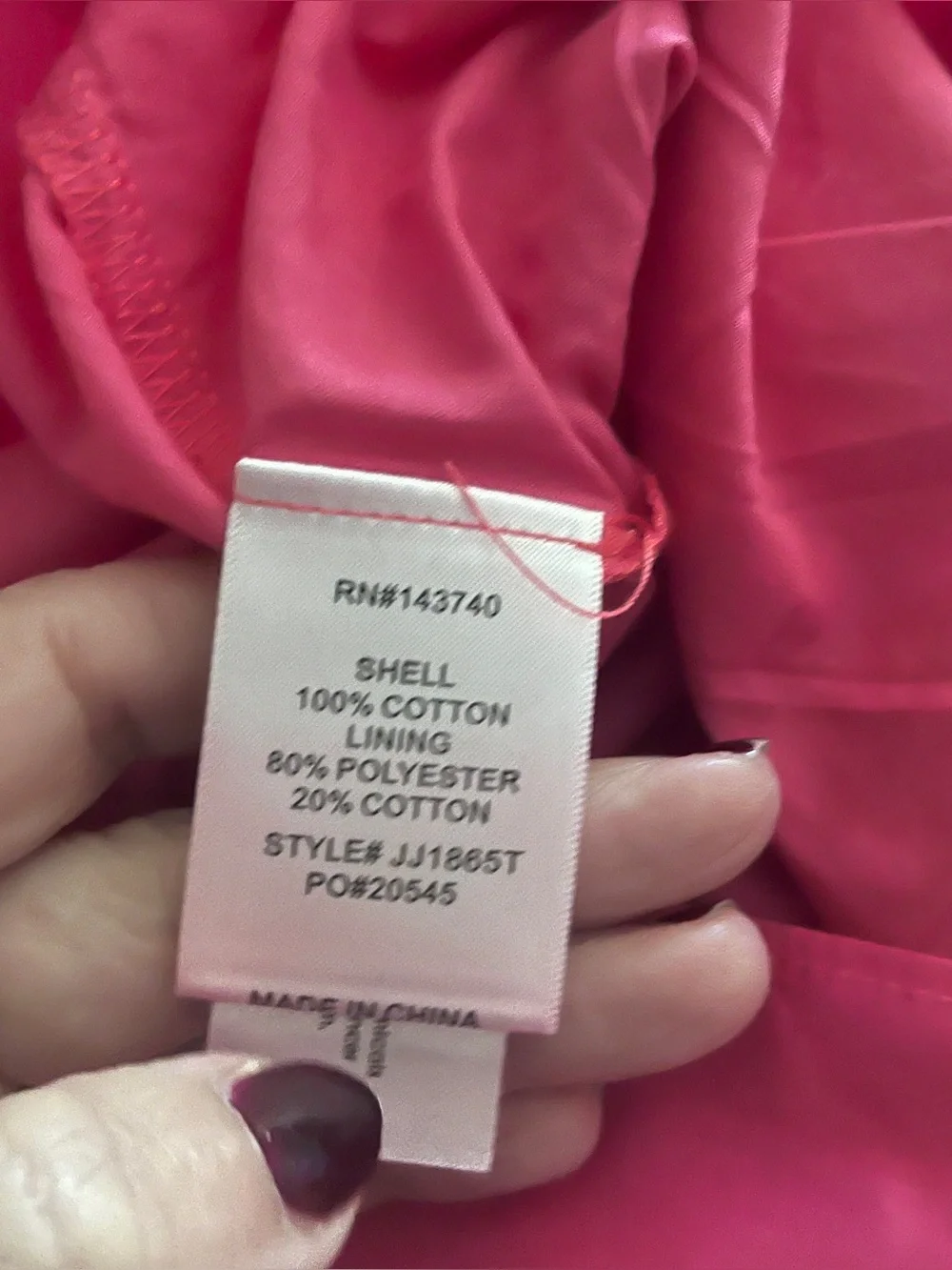 Hyacinth House Fuchsia Leigh Puff Sleeve Blouse S EUC